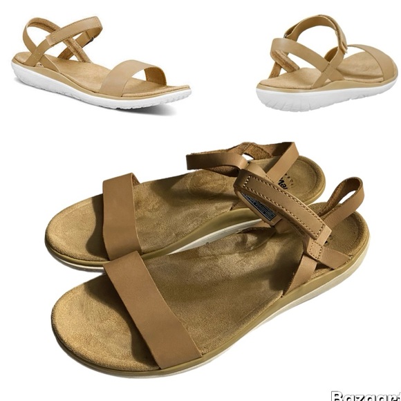 Teva Shoes - EUC TEVA Terra Float Lux Sandals, Beige, Flats, Sz 8.5, Neutral, Sport, Hiking